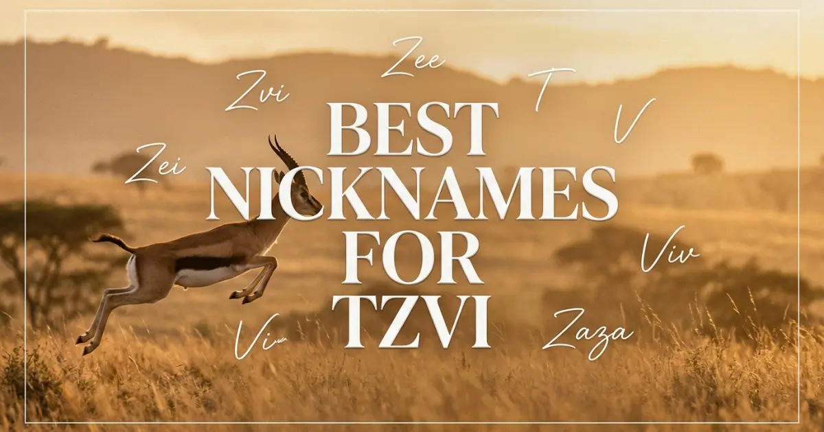 Nicknames for Tzvi