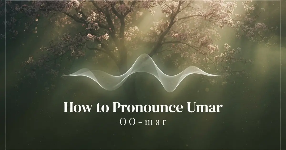 How to pronounce Umar