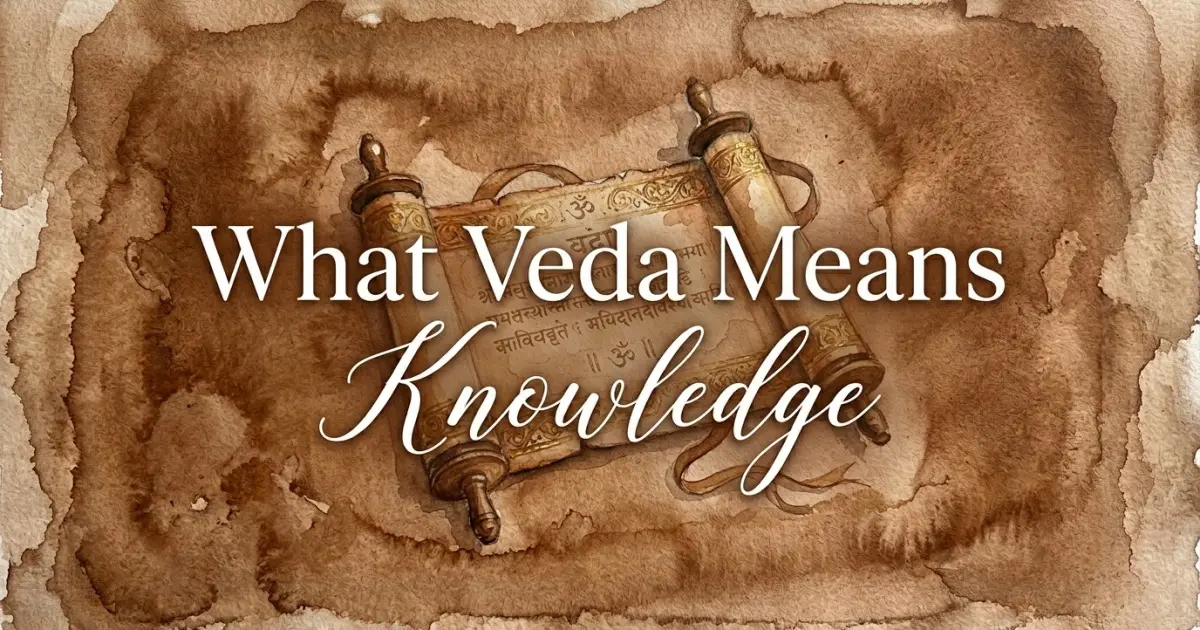 Veda name meaning Knowledge