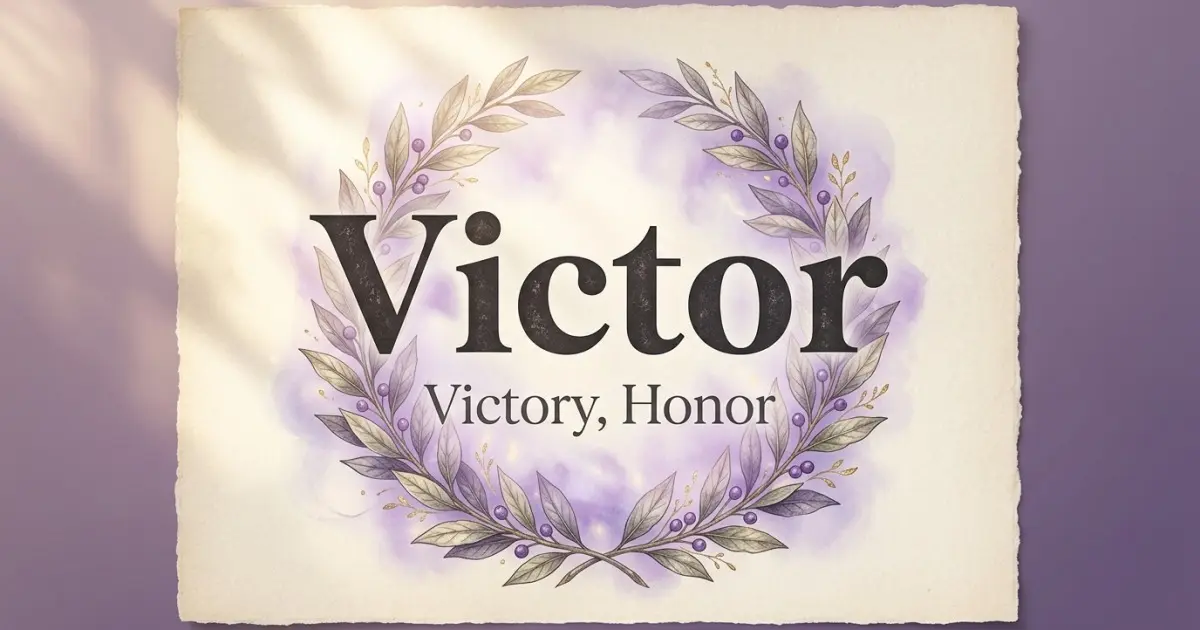 Victor meaning themes: victory, honor
