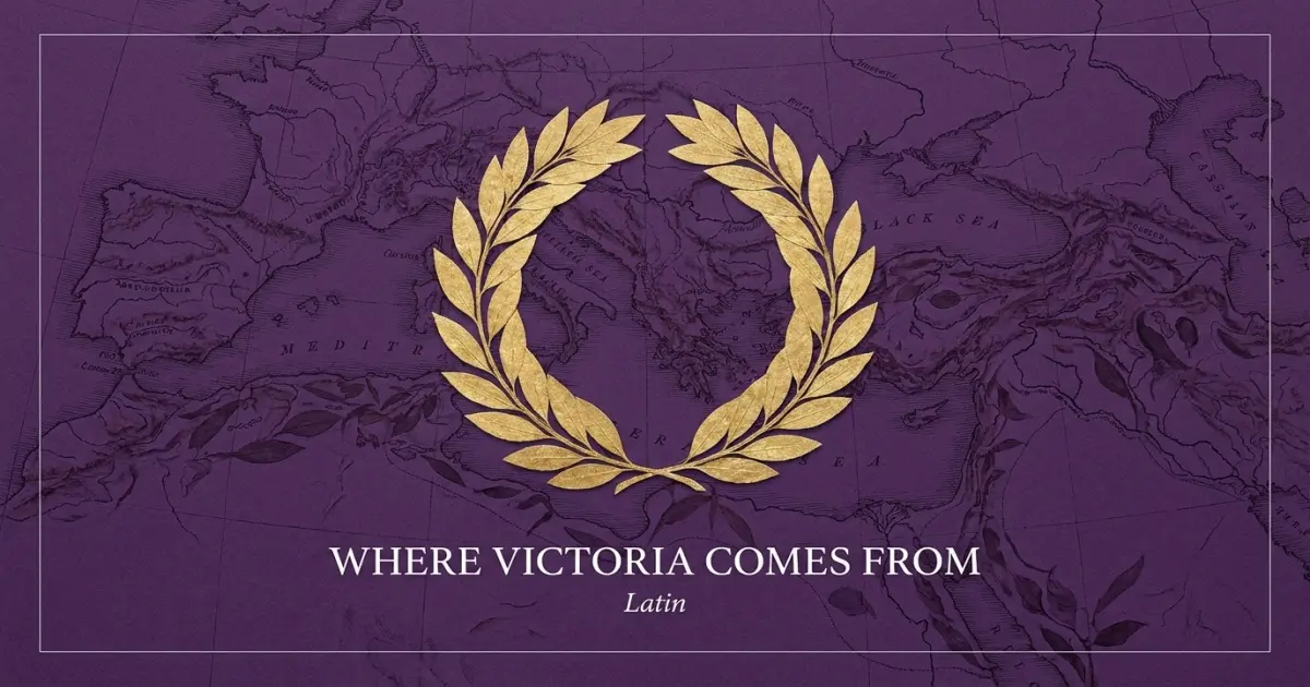 The name Victoria comes from: Latin