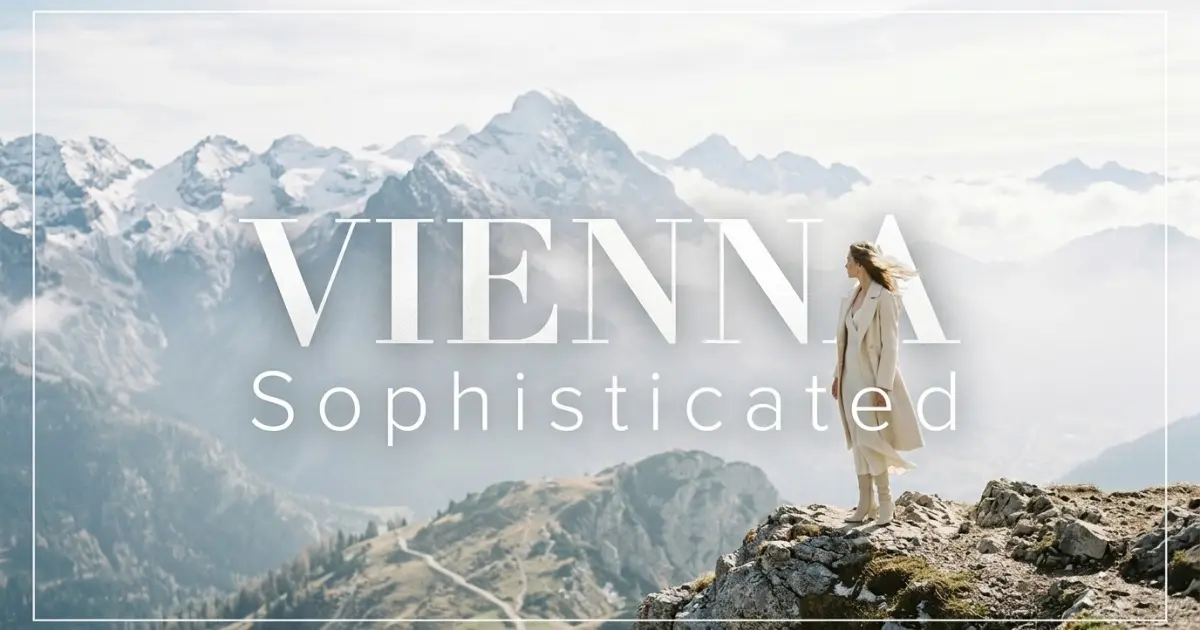Vienna name vibe: Sophisticated