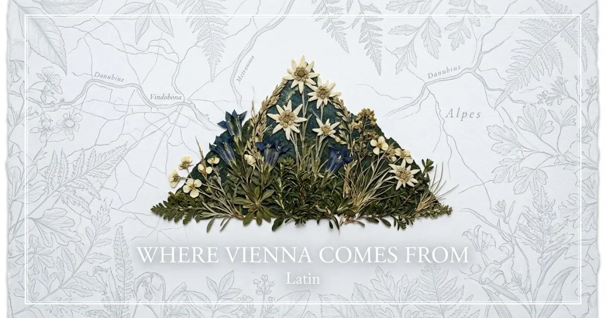 The name Vienna comes from: Latin