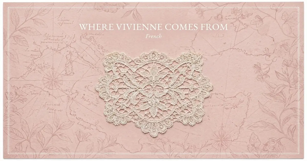 The name Vivienne comes from: French