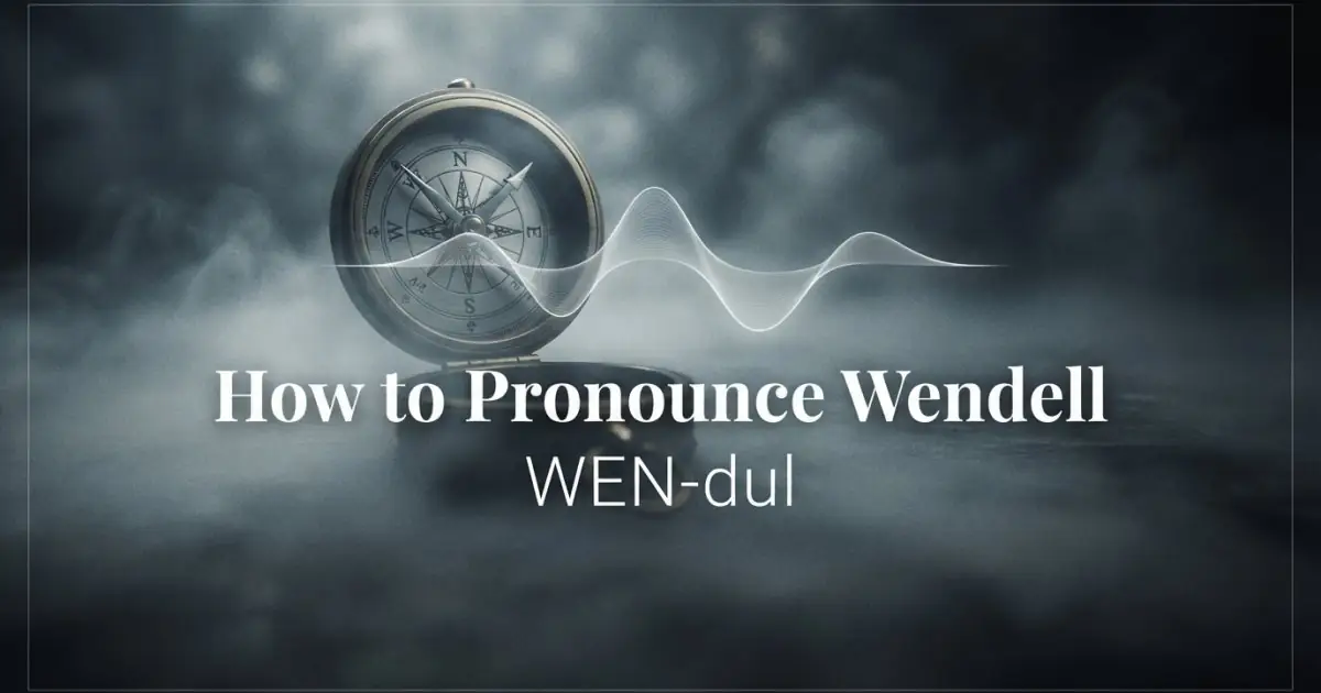 How to pronounce Wendell