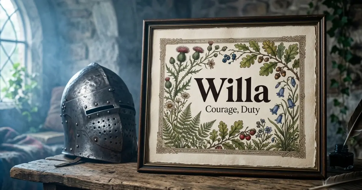 Willa meaning themes: courage, duty