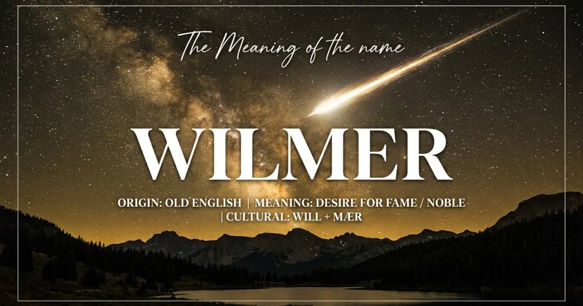 Wilmer name meaning