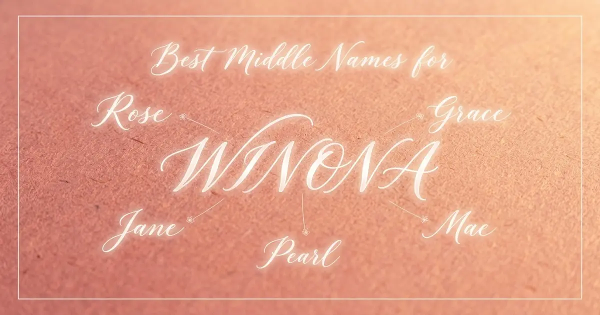 Best middle names for Winona