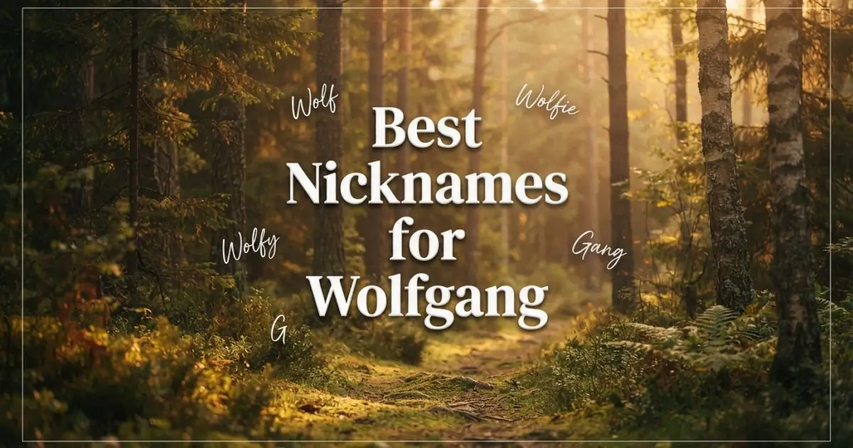 Nicknames for Wolfgang