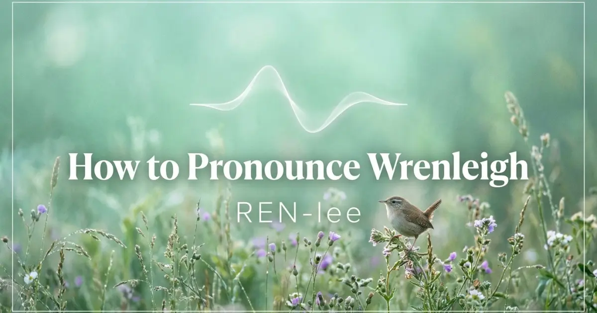 How to pronounce Wrenleigh