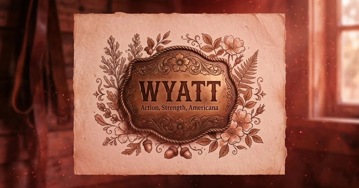 Wyatt meaning themes: action, strength, americana