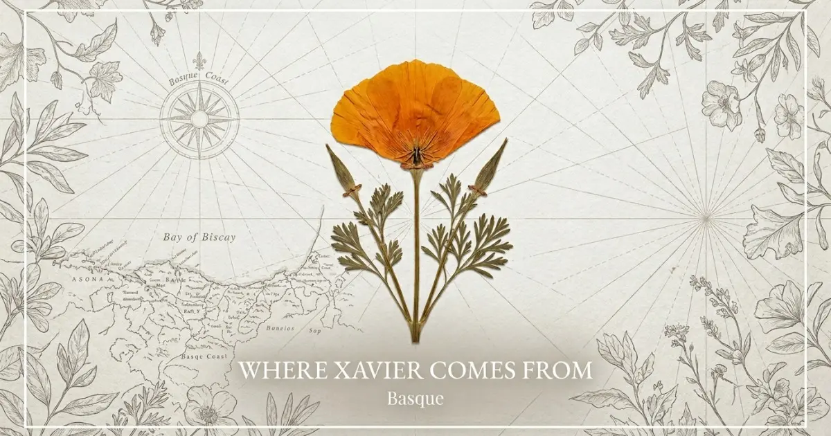 The name Xavier comes from: Basque