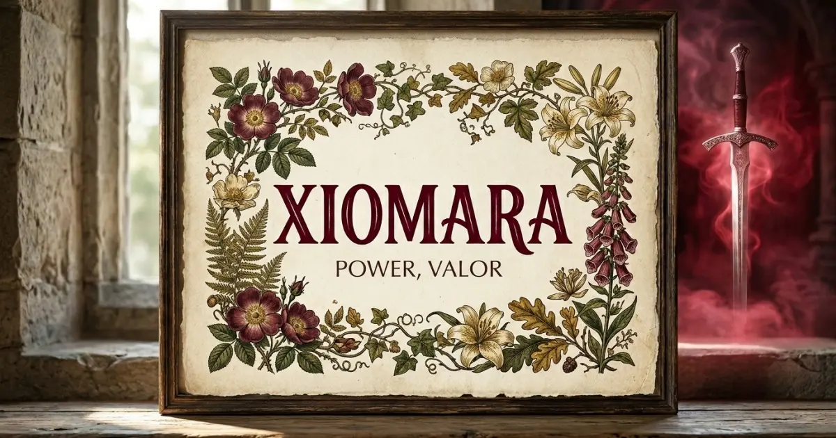 Xiomara meaning themes: power, valor
