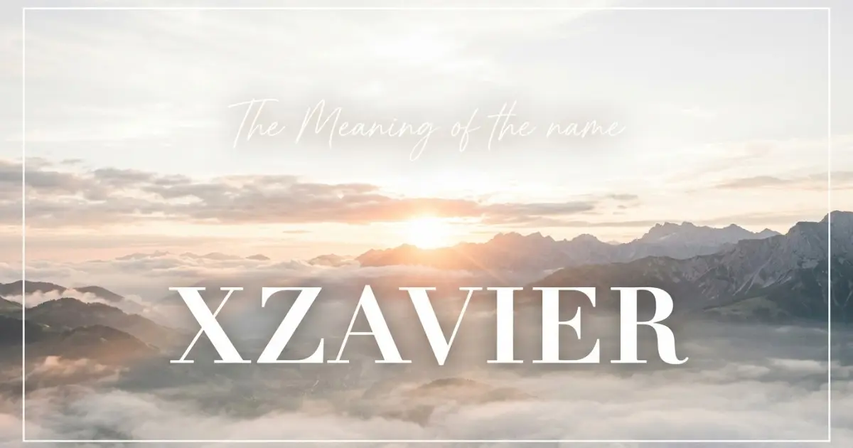 Xzavier name meaning