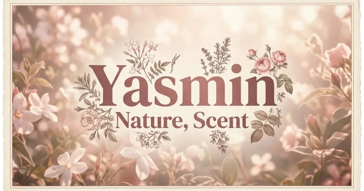 Yasmin meaning themes: nature, scent