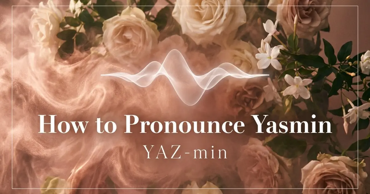How to pronounce Yasmin