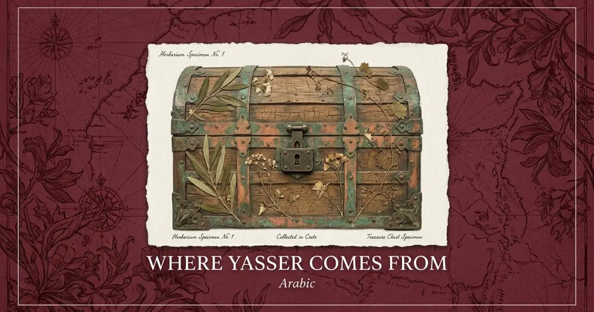 The name Yasser comes from: Arabic