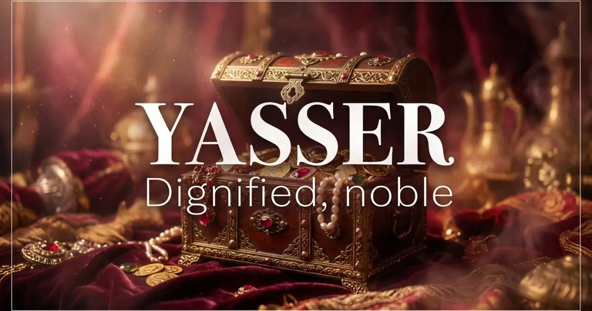 Yasser name vibe: Dignified, noble