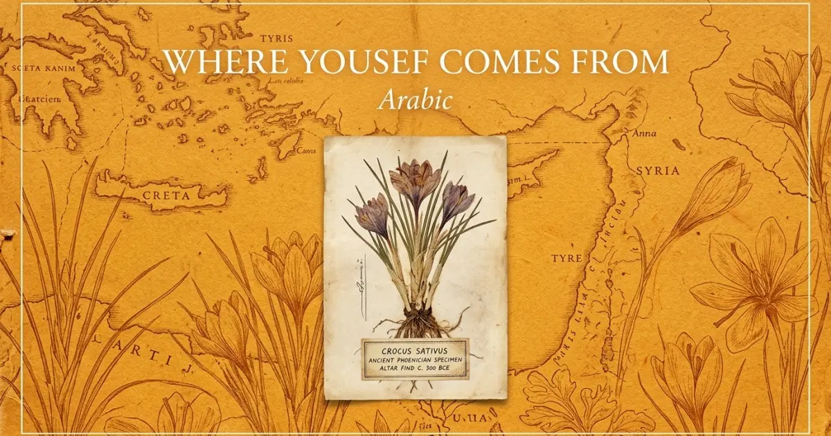 The name Yousef comes from: Arabic