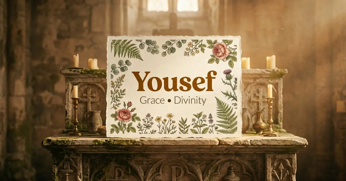 Yousef meaning themes: grace, divinity