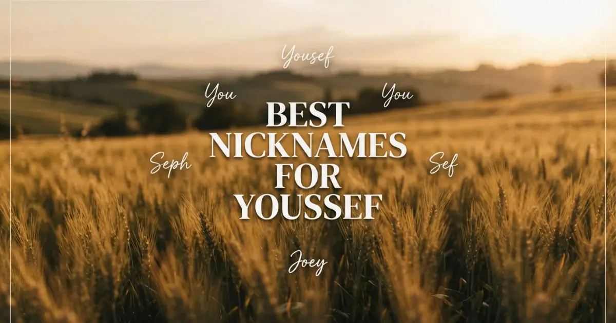 Nicknames for Youssef