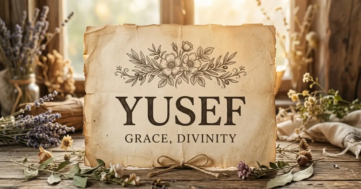 Yusef meaning themes: grace, divinity