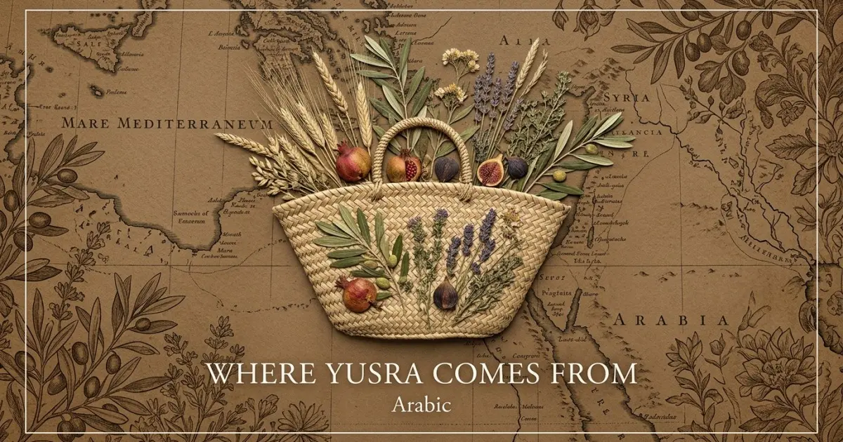 The name Yusra comes from: Arabic