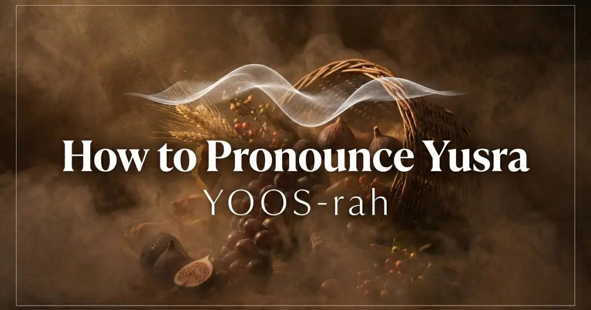 How to pronounce Yusra