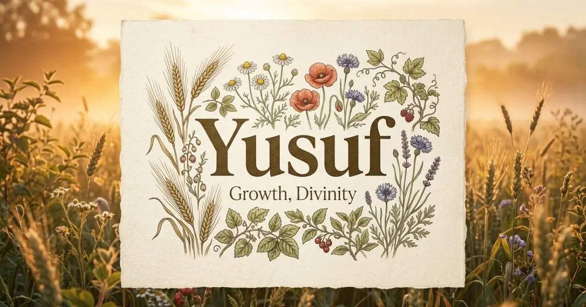 Yusuf meaning themes: growth, divinity
