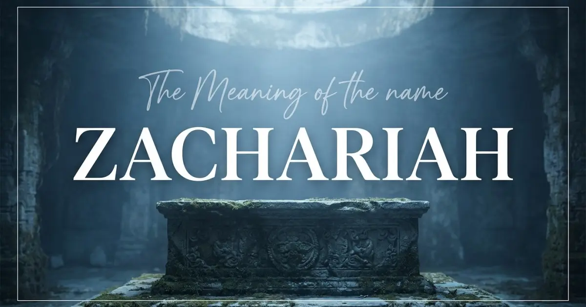 Zachariah name meaning