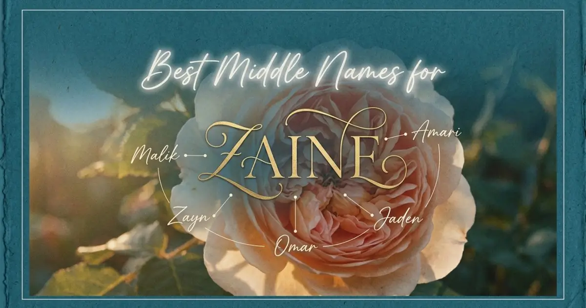 Best middle names for Zaine