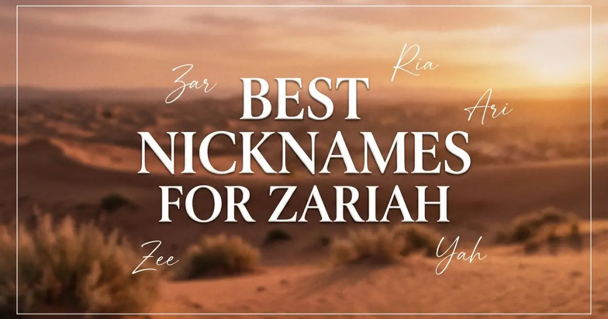 Nicknames for Zariah