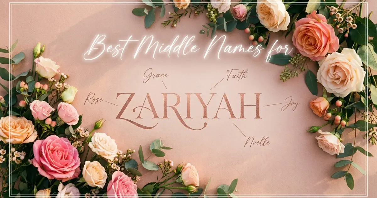 Best middle names for Zariyah