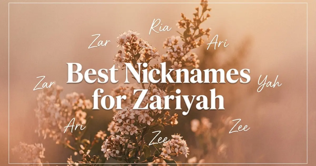 Nicknames for Zariyah
