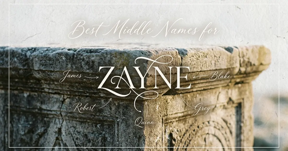 Best middle names for Zayne