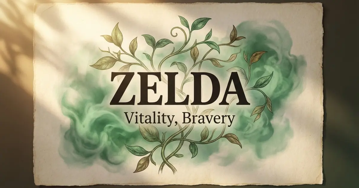 Zelda meaning themes: vitality, bravery