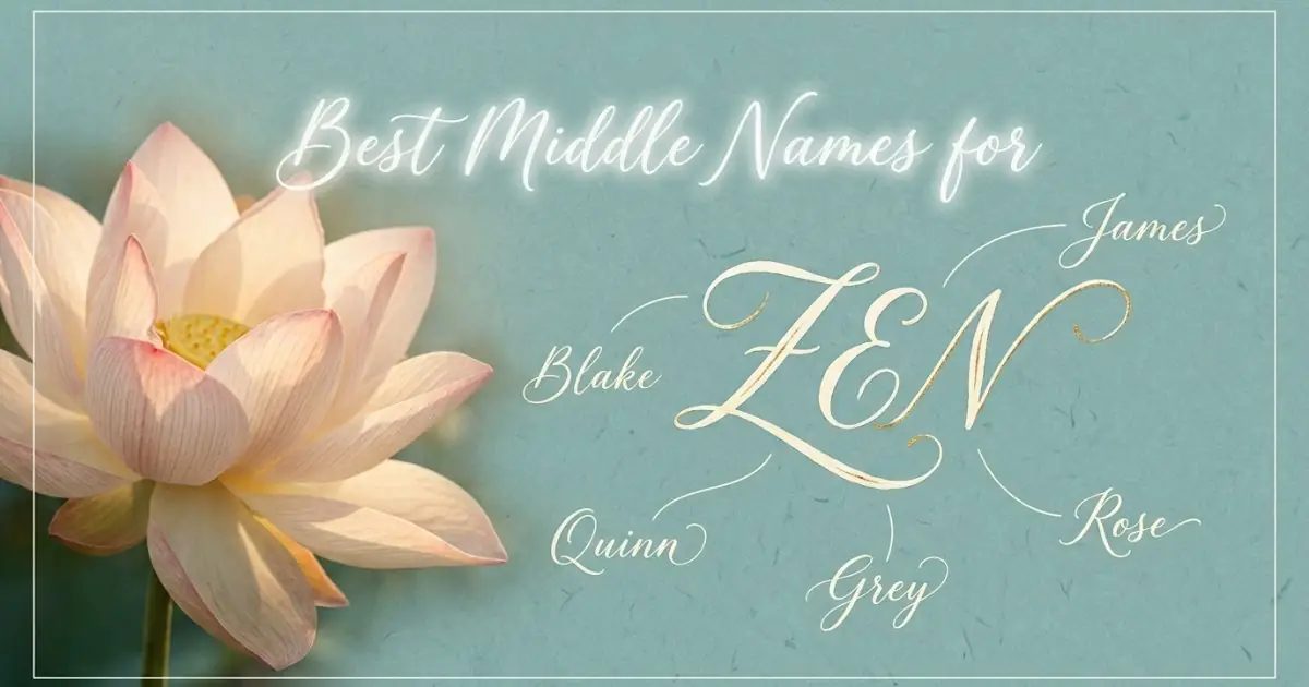 Best middle names for Zen