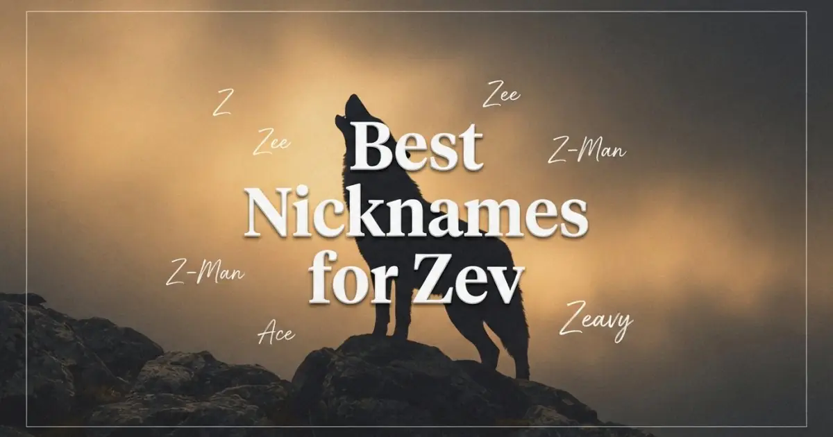 Nicknames for Zev