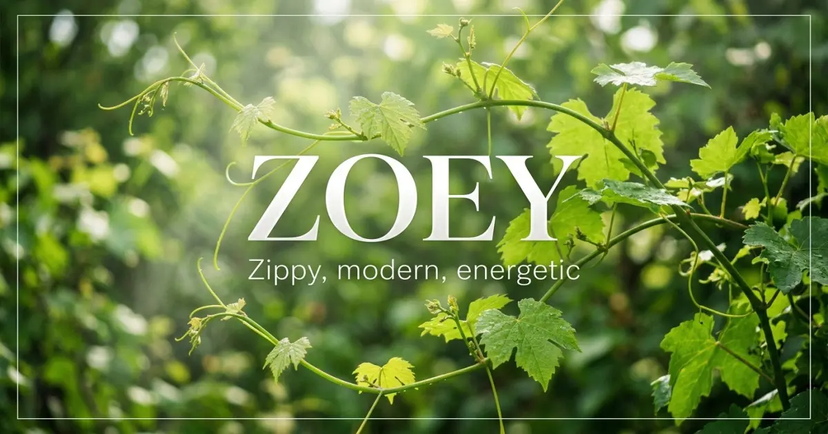 Zoey name vibe: Zippy, modern, energetic